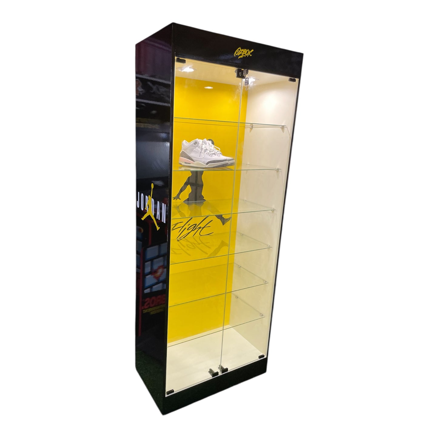 Vitrina con luz 6 repisas