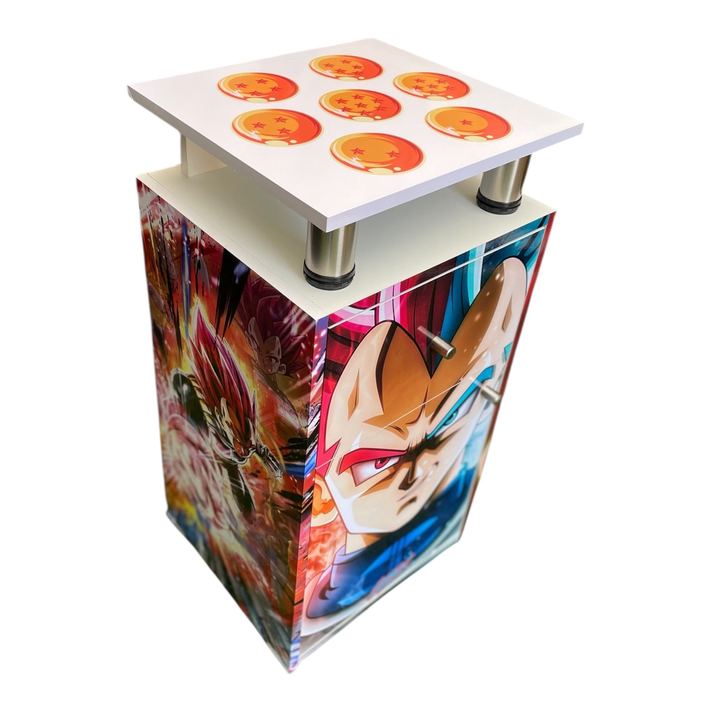 Velador con luz 1 cajon