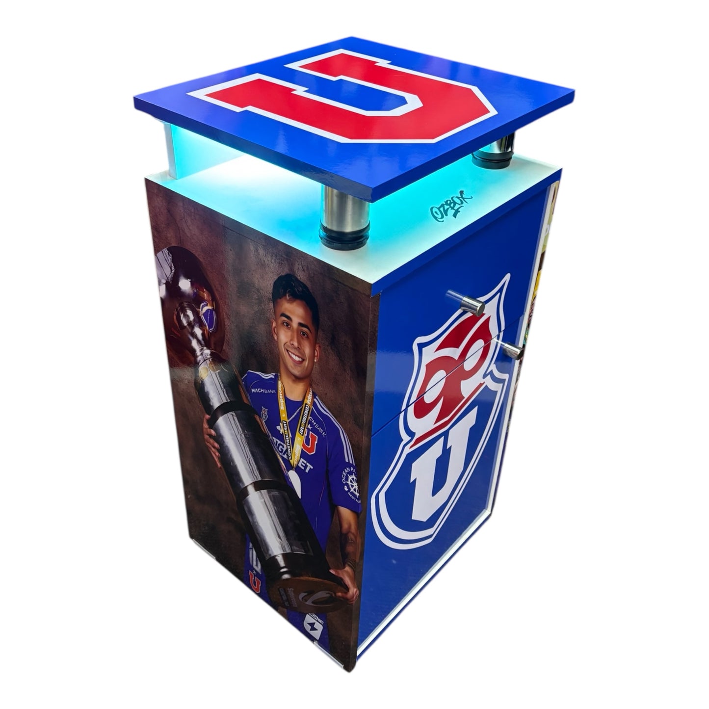 Velador con luz 1 cajon