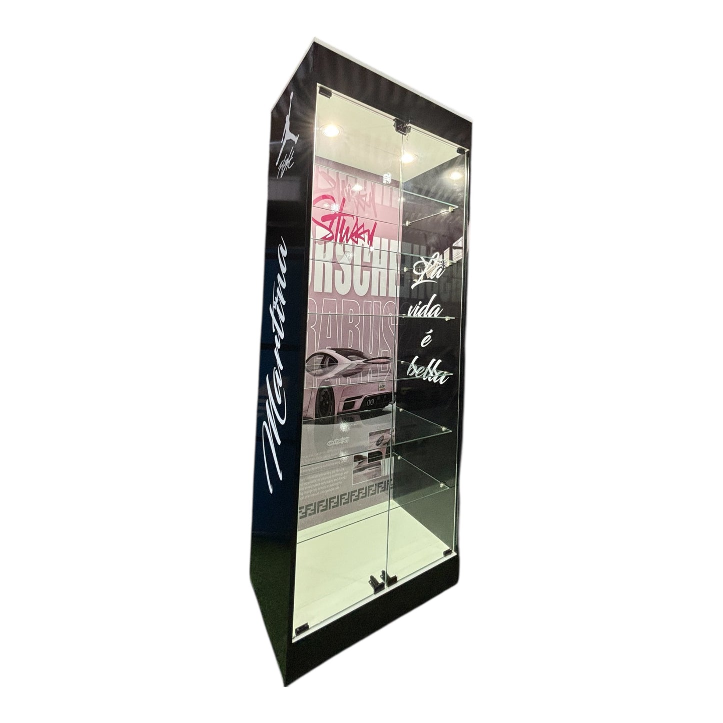 Vitrina con luz 6 repisas